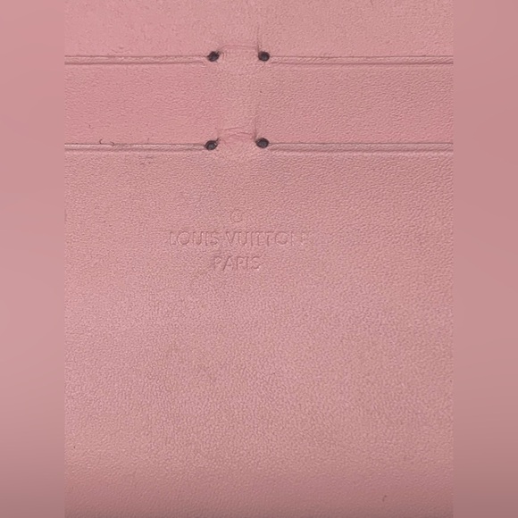 💯 Authentic Louis Vuitton Pink and Red Patterned Jungle Dots Felicie Insertt Set - Picture 4 of 10